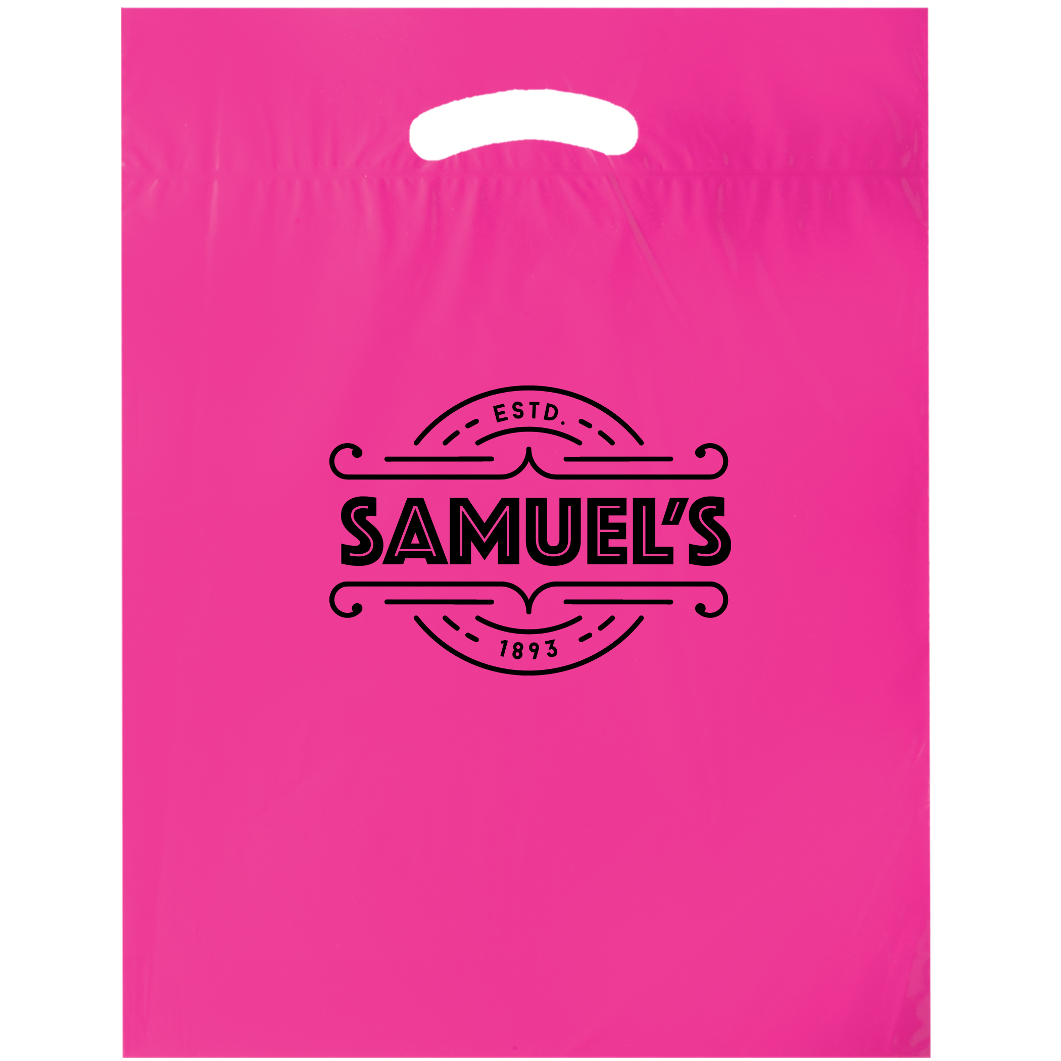 Fold Over Reinforced Die Cut Bag 5