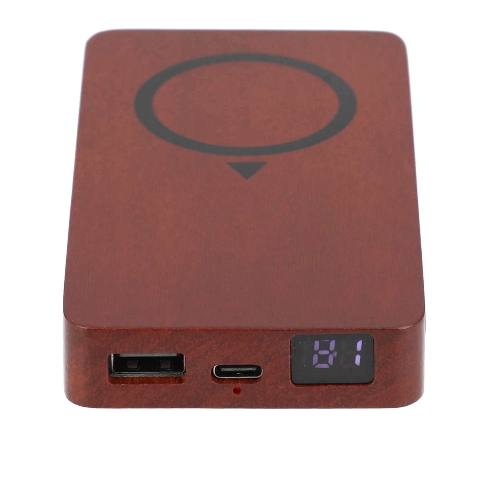 FSC® 100% Wood MagClick™ Fast Wireless Power Bank 58
