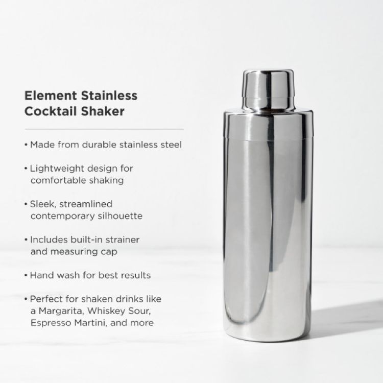 Viski® Element Stainless Cocktail Shaker 2