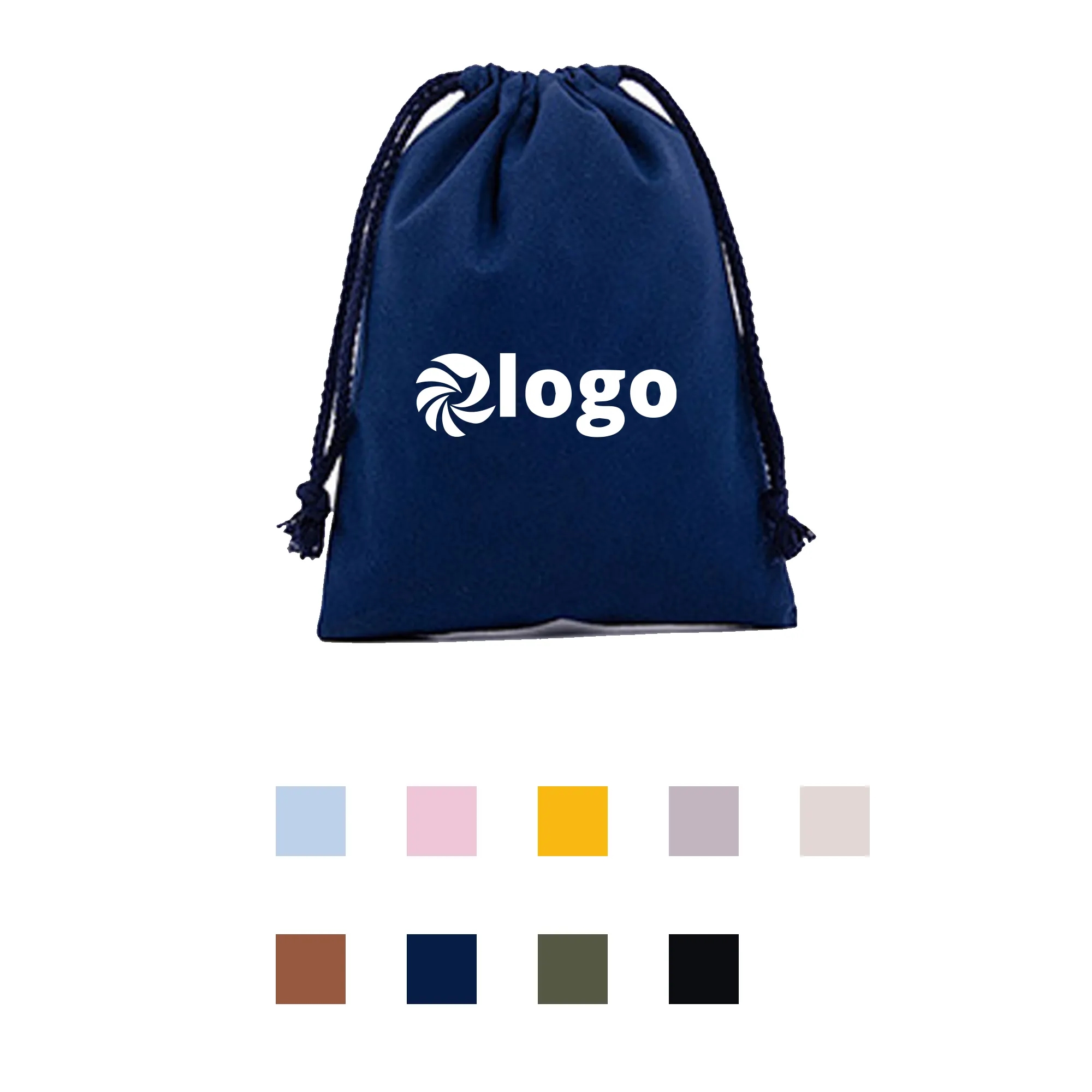 Cotton Muslin Drawstring Bag 1