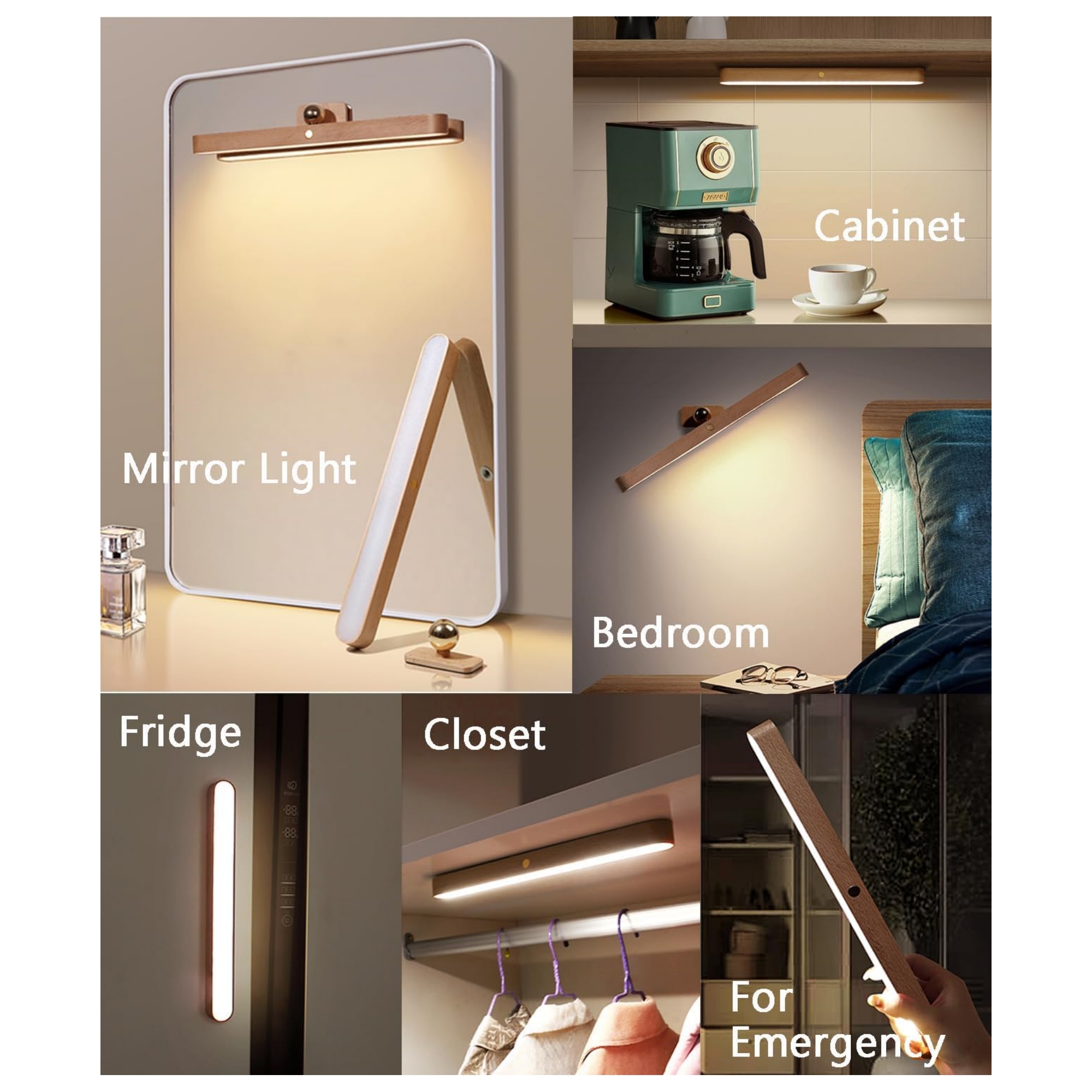 Rechargable Wooden Night Light 6