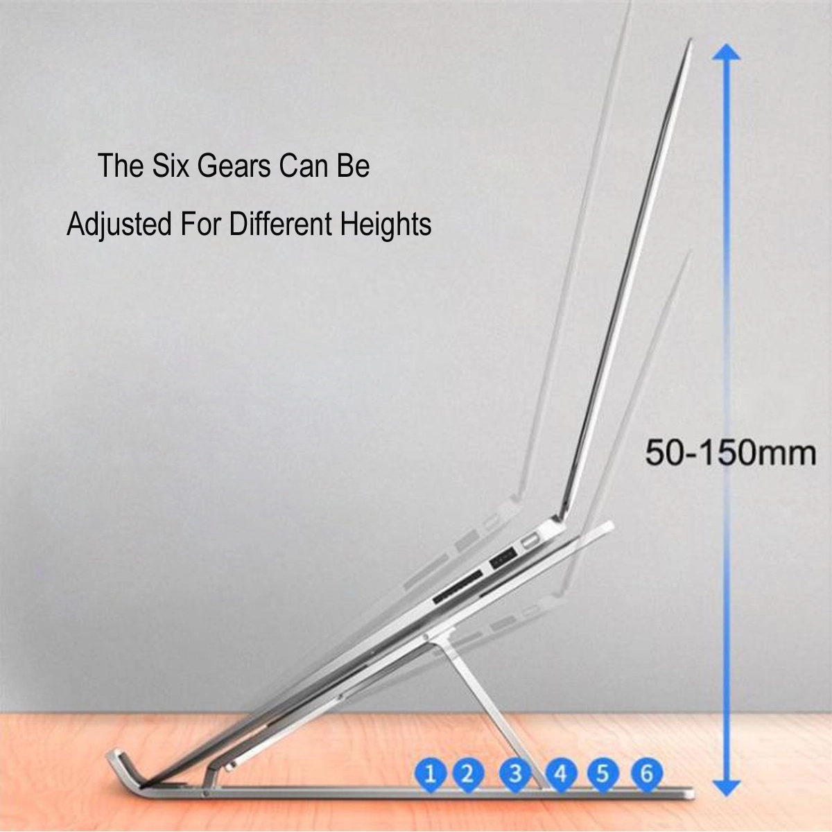 Laptop Stand Aluminum Holder Foldable Portable 2