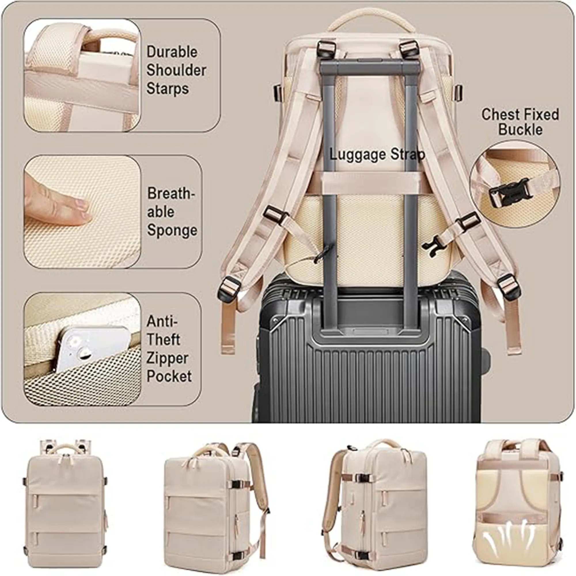 Waterproof Large Capacity Backpack 10
