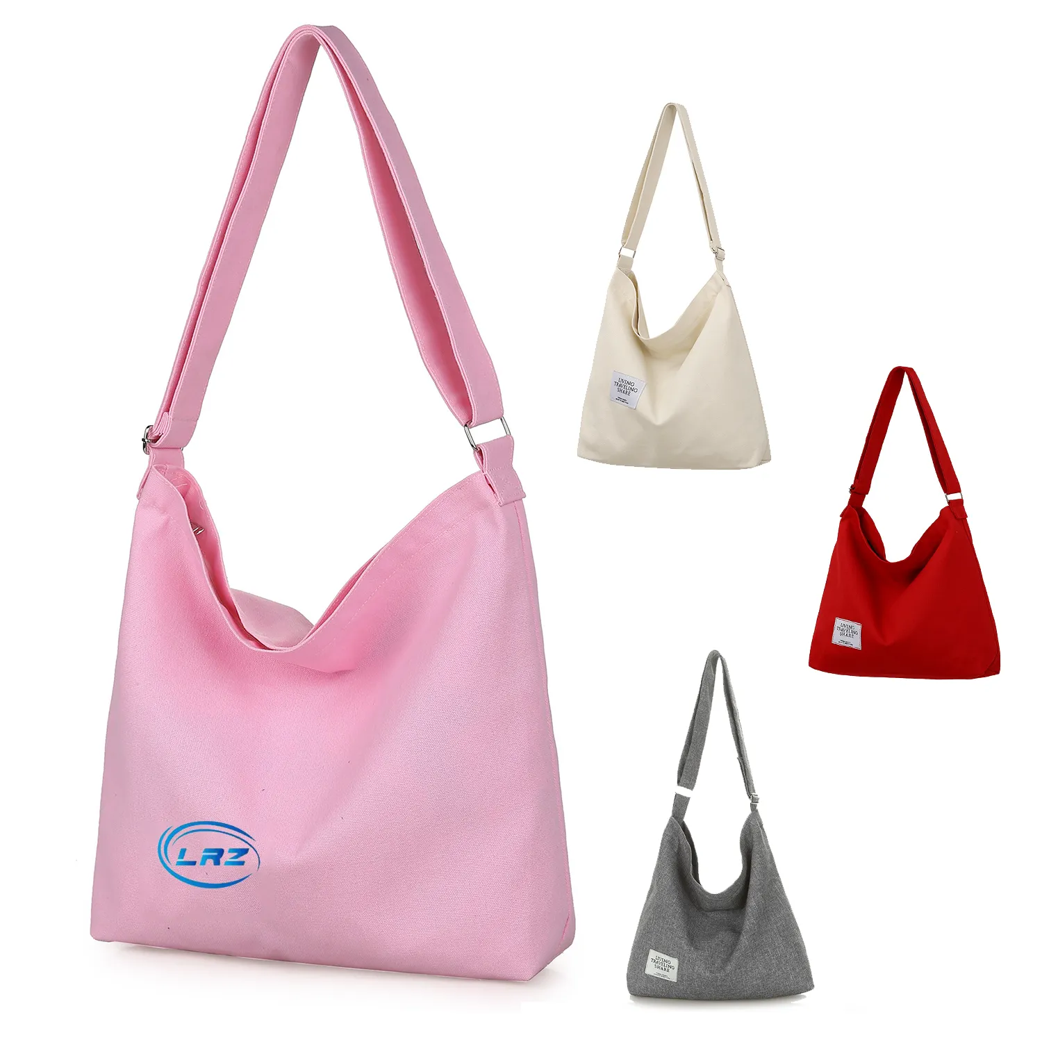 Women's Retro Large Size Canvas Shoulder Bag 2