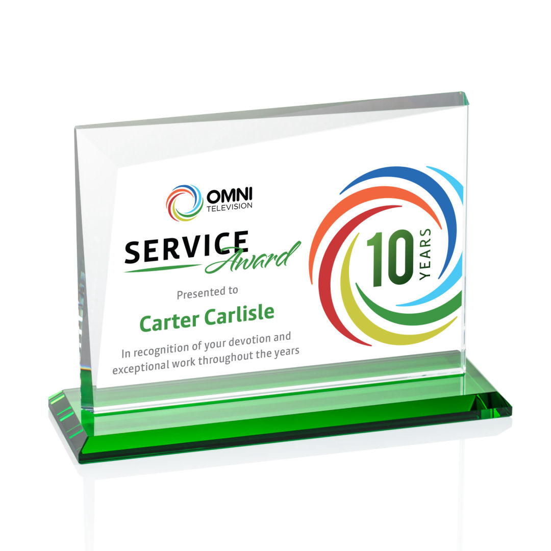 Mirela VividPrint™ Award - Green 10