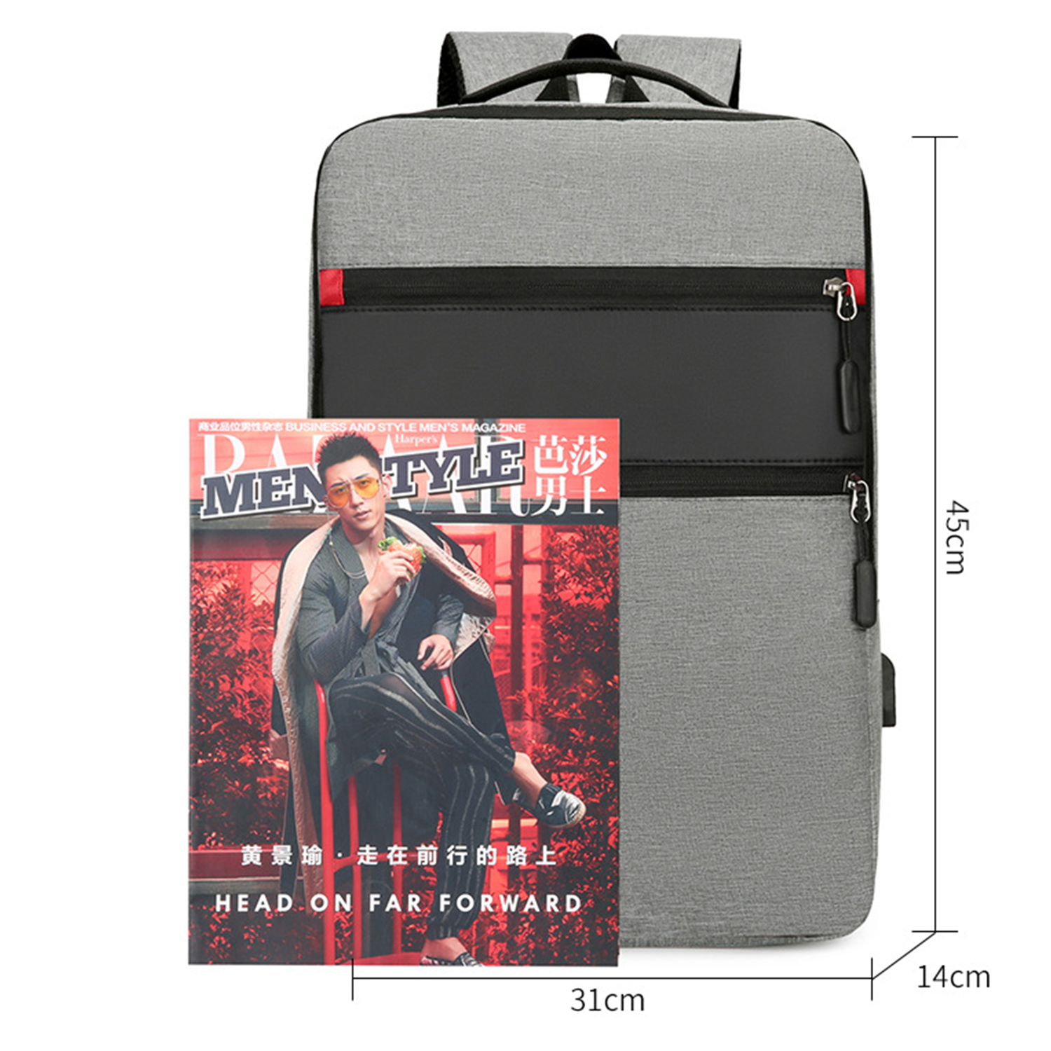 Business shoulder computer backpack 3