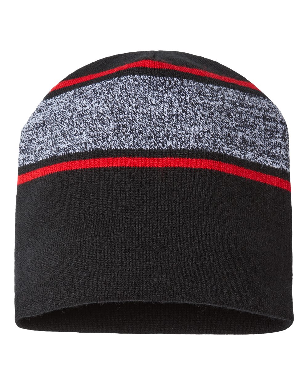 USA-Made Variegated Striped Beanie - RKV9 4