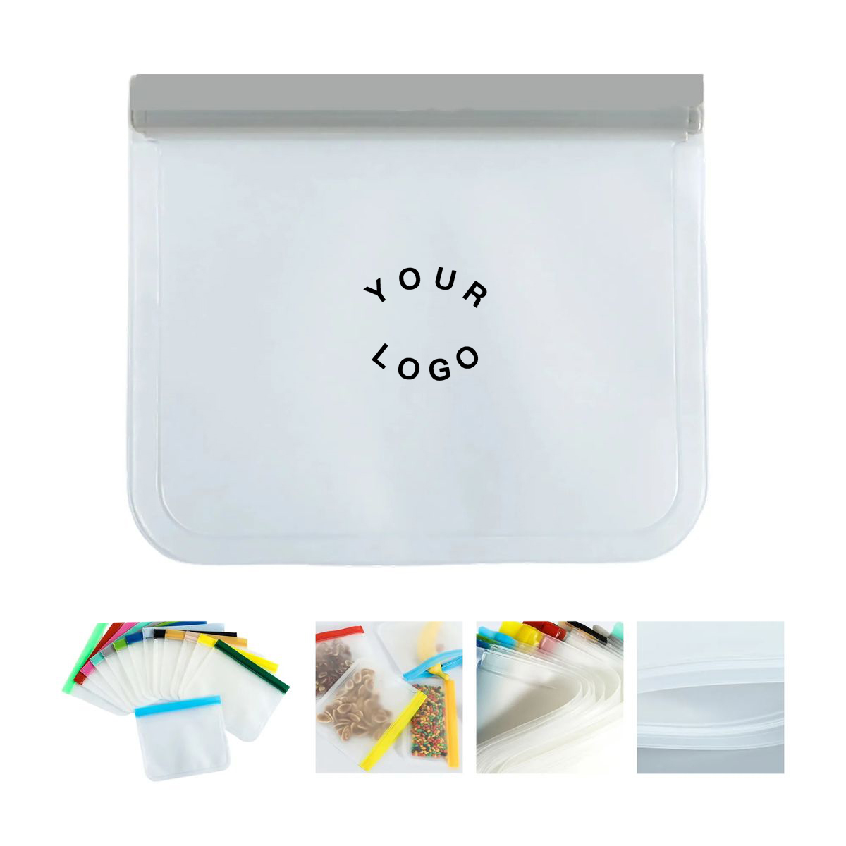 Leakproof PEVA Food Bag for Meal Prep and Snacks 12