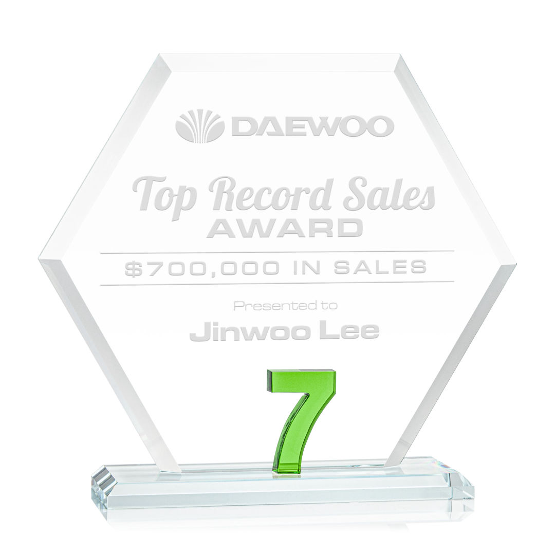 Riviera Milestone Award - Green 19