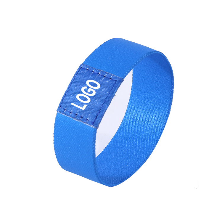 Full Color Printed Elastic Woven Wristband 3