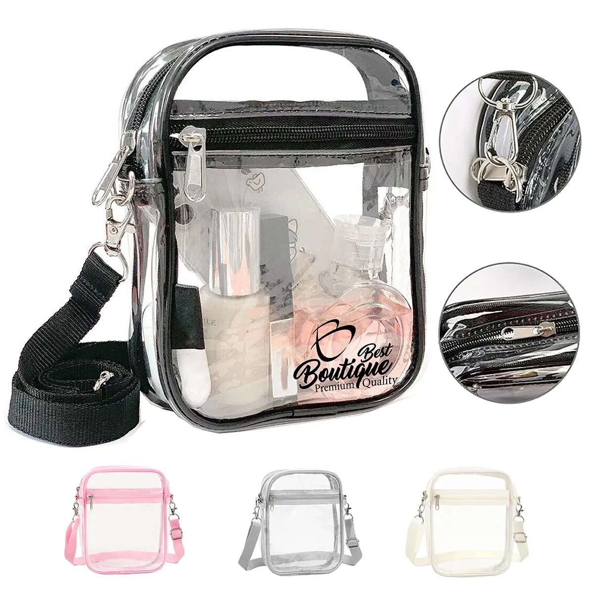 Stadium Concerts Clear Plastic Purses Shoulder Crossbody Bag 6
