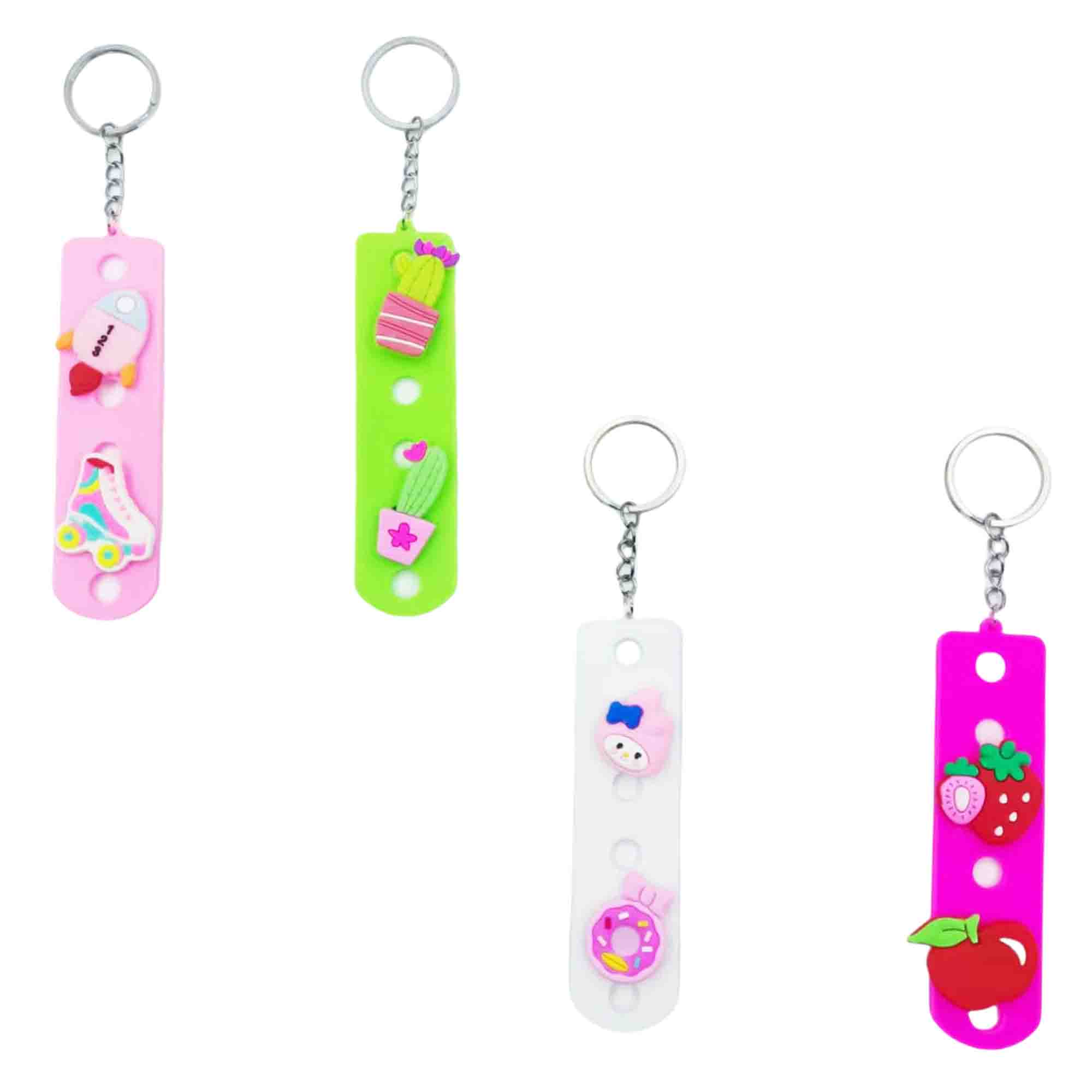 Luggage Tag Shoe Charms Keychain 2