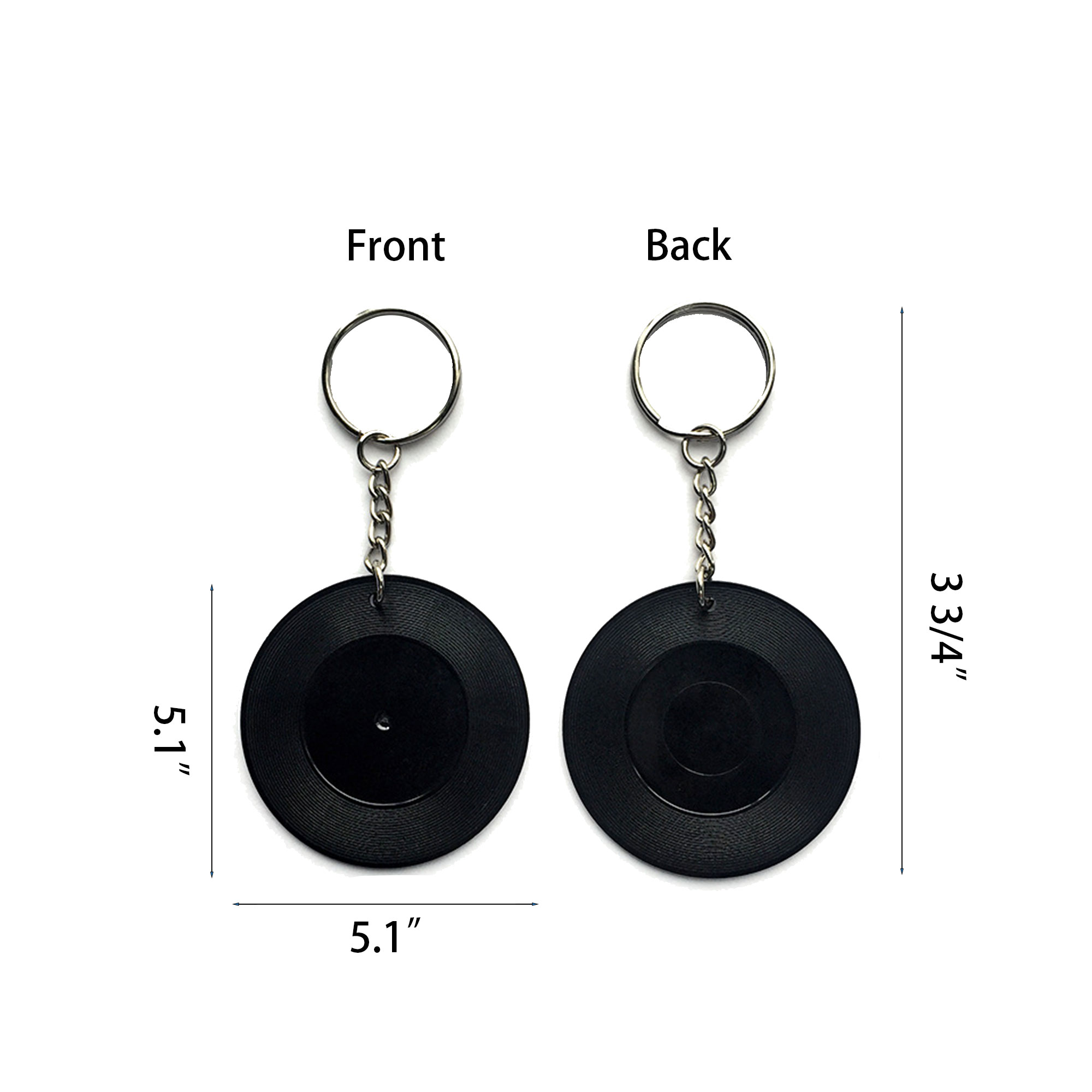 Music Record Key Fob 2
