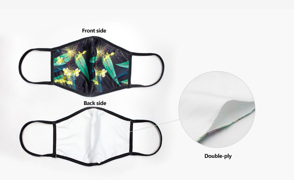 Custom Face Mask - STANDARD 3-D / Sublimation 3