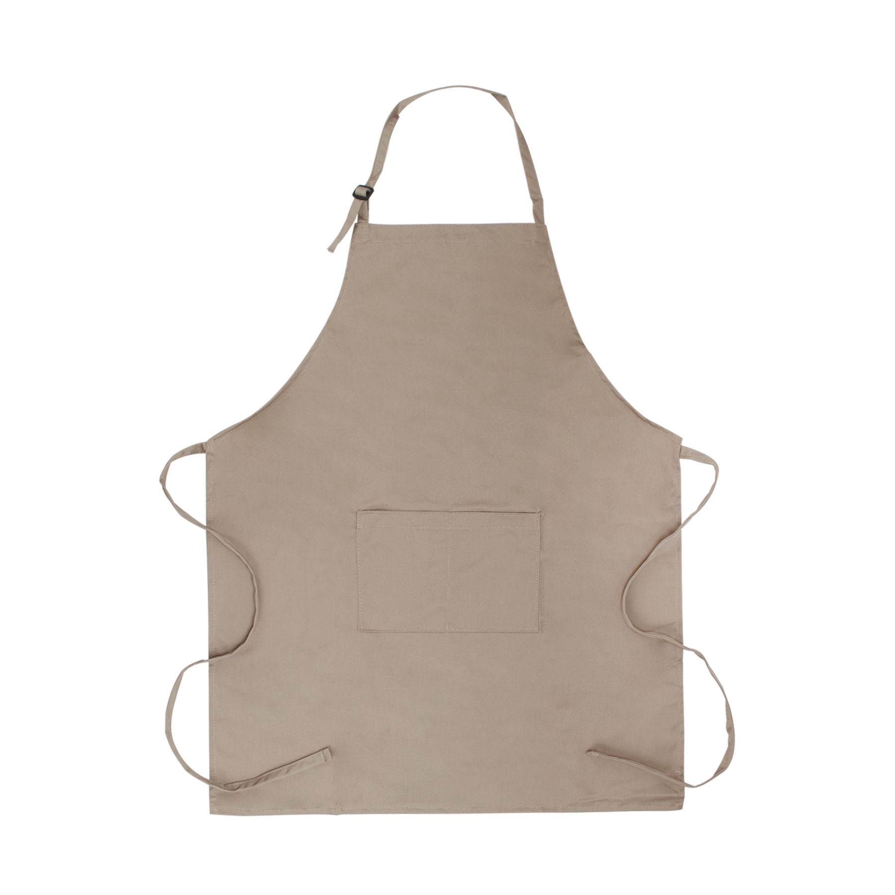 7 Oz. Adjustable Poly Cotton Twill Bib Apron W/2-Pocket 10