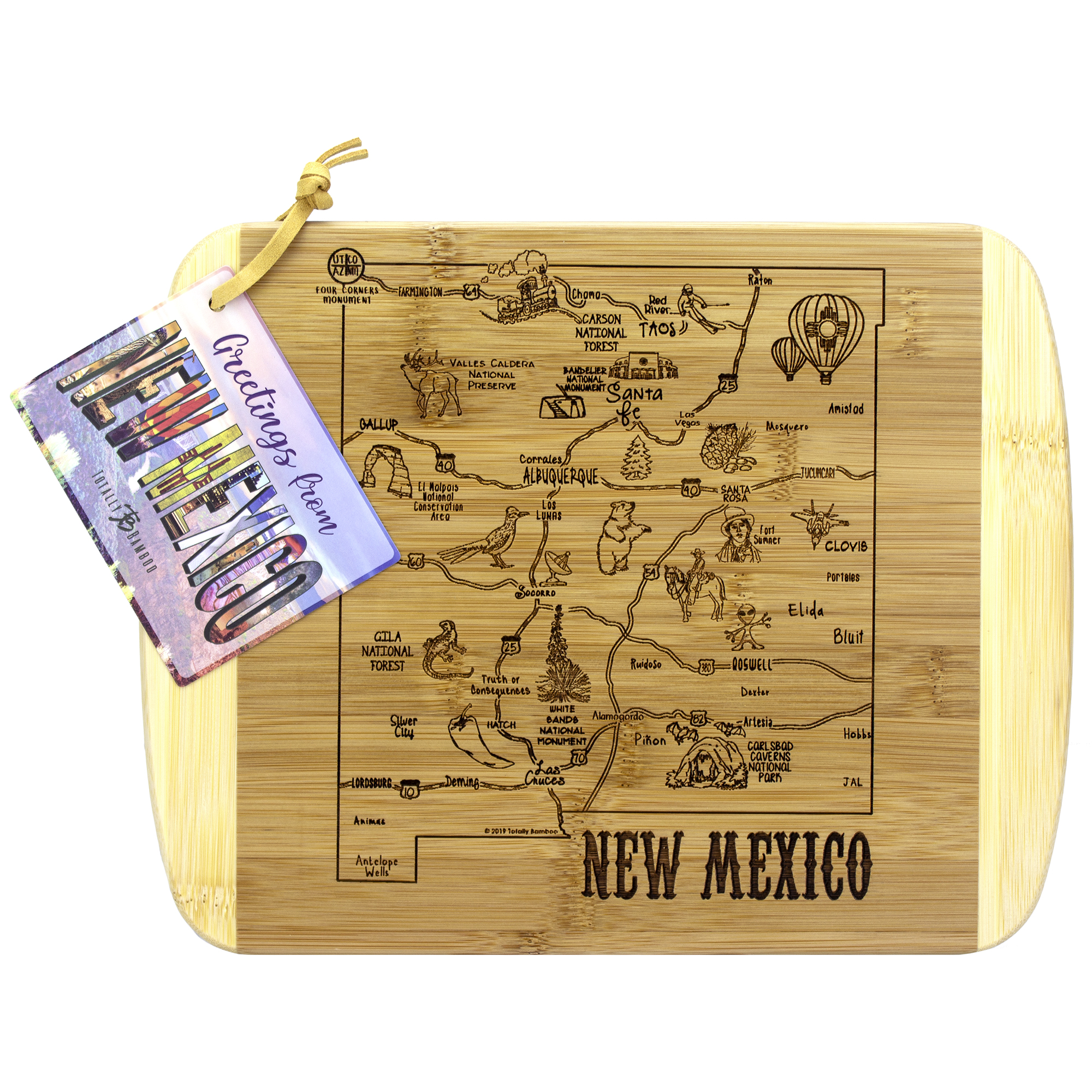 A Slice of Life New Mexico Serving & Cutting Board 4