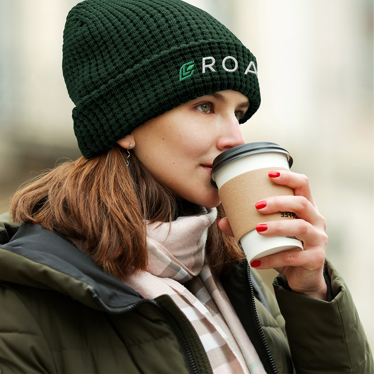 Whistler Waffle Knit rPET Beanie 4