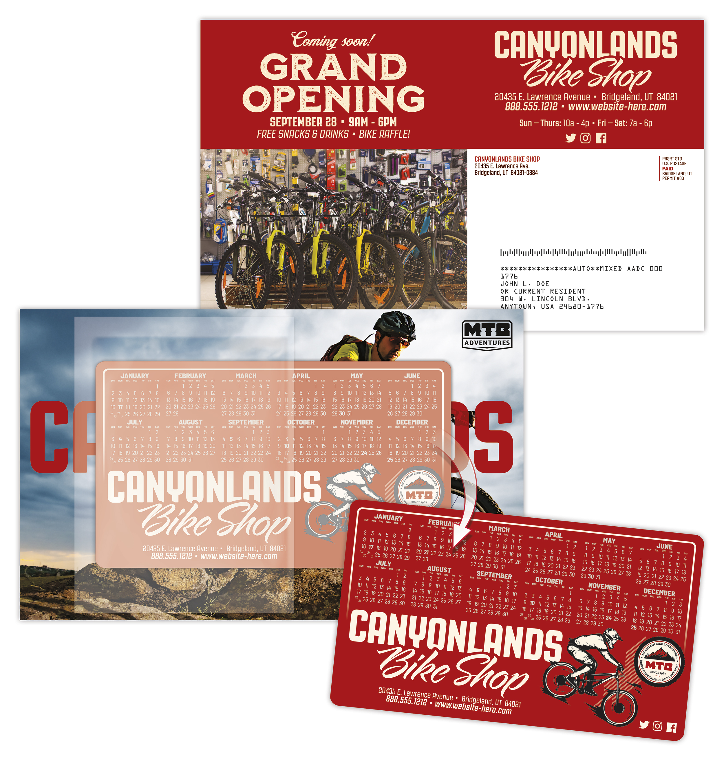 ClearPeel Postcard (8.5x5.25) - Laminated with 3.5x6 Magnet (25 mil.) - 14 pt. 1