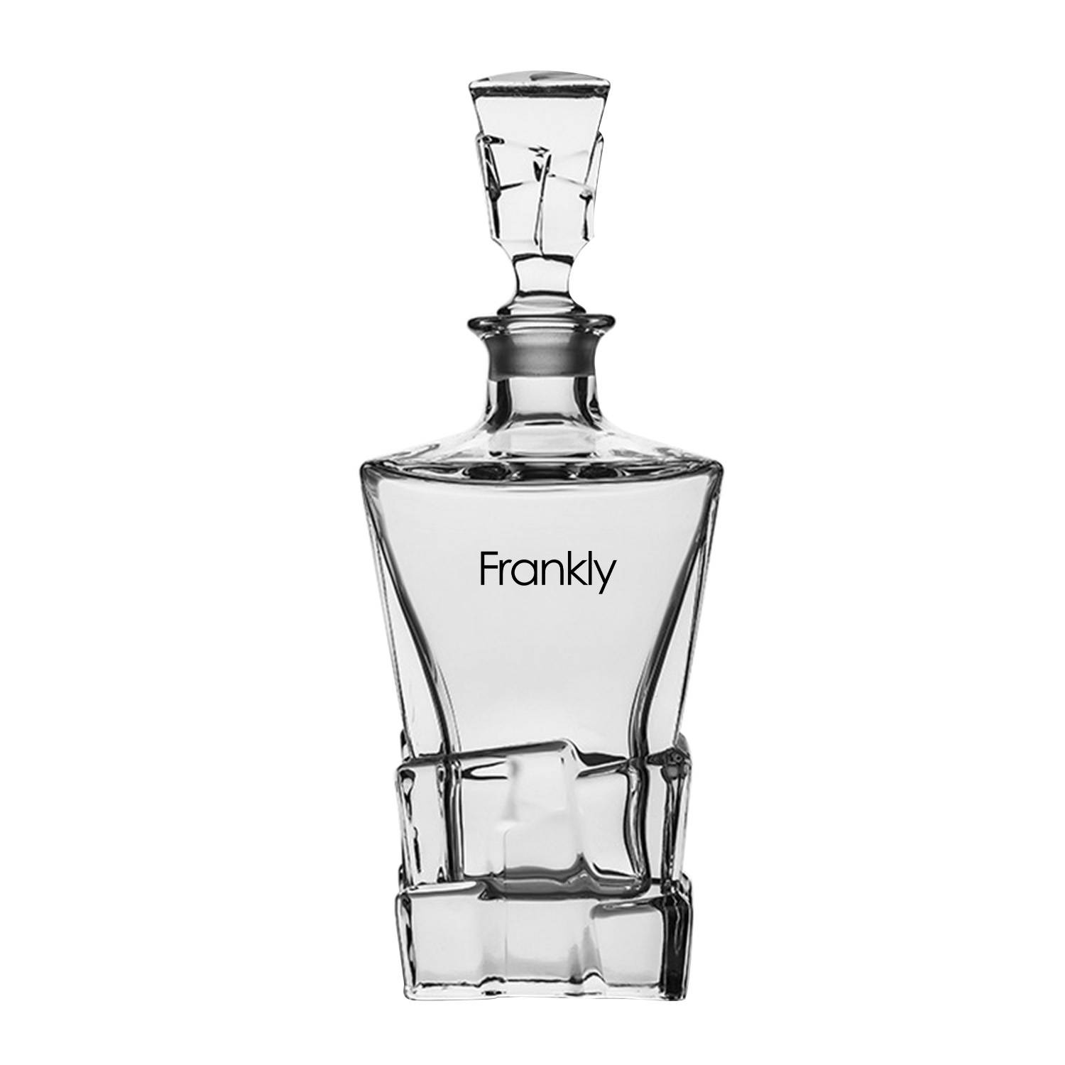 Crystal glass wine bottle decanter 2