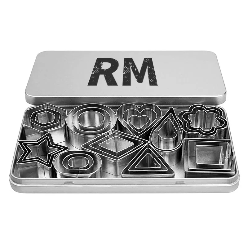 30Pcs Stainless Steel Cookie Cutter Mold Set 2