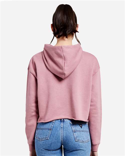 Women's Cropped Hoodie Sweatshirt - LS12000 3