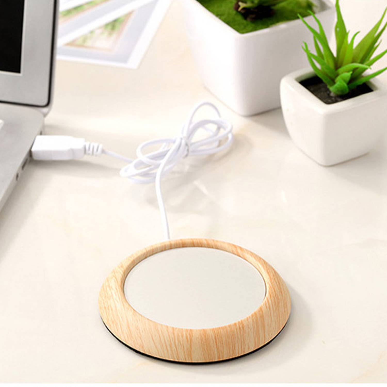 Home Office Desk Use USB Milk And Coffee Cup Mug Warmer 3