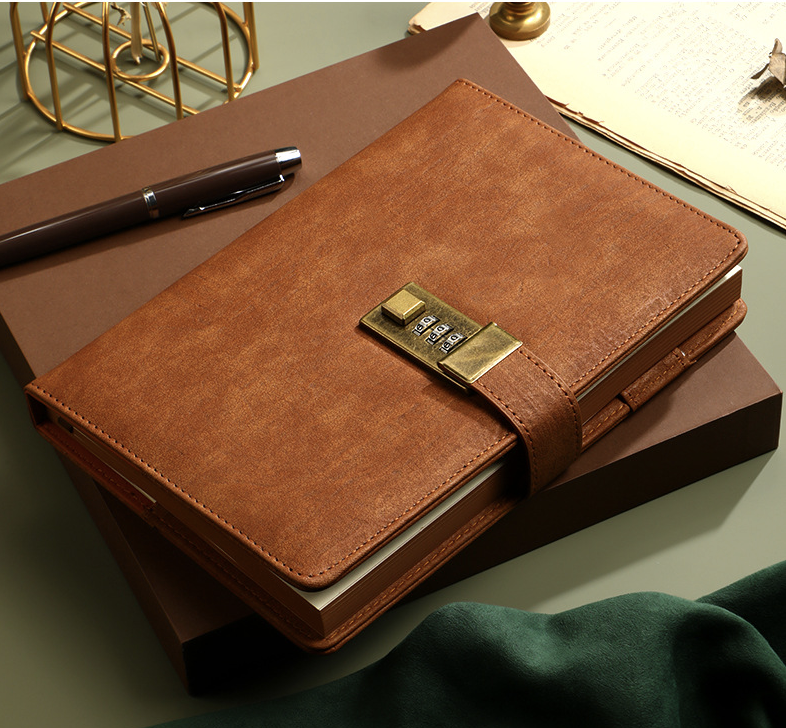 A5 PU Leather Journal with Lock 224Pages 3