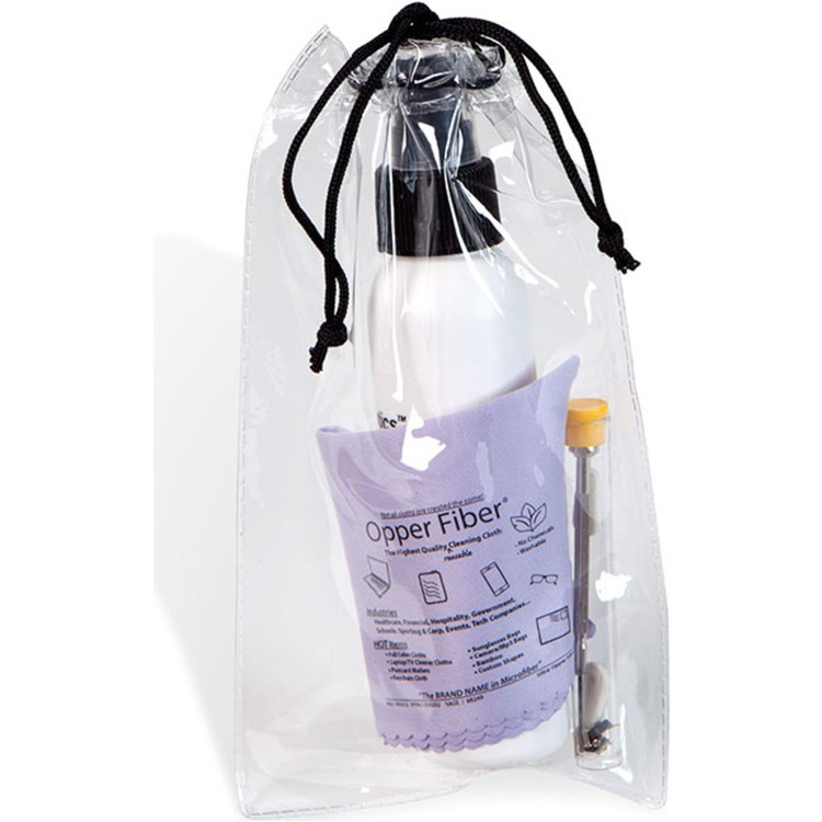 Ultra Opper Fiber® White Cleaner Kit In Drawstring Bag (4 Oz. Bottle w/Repair Kit)