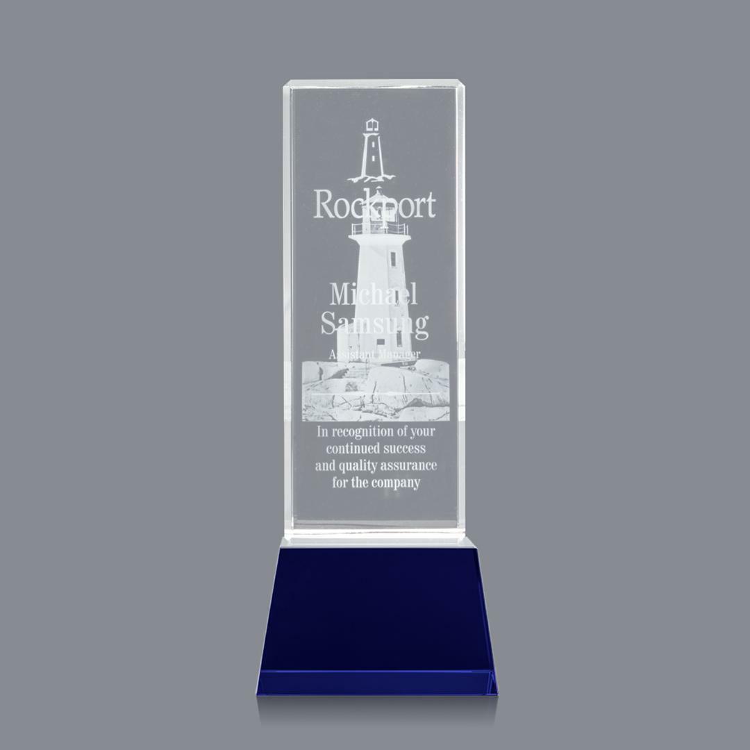 Robson 3D Award on Base - Blue 11