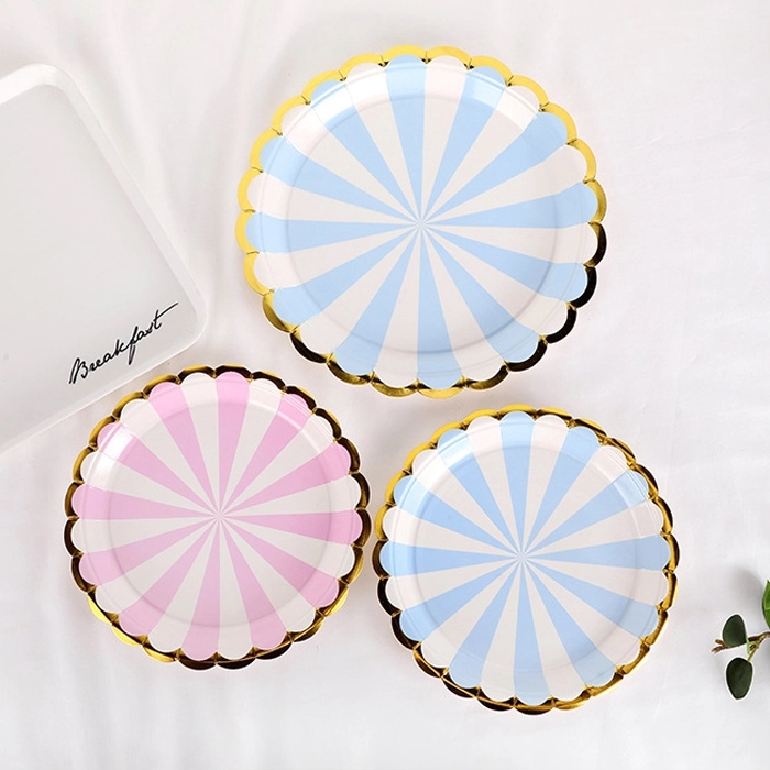 7" / 9" Disposable Party Picnic Salad Dessert Paper Plate 11