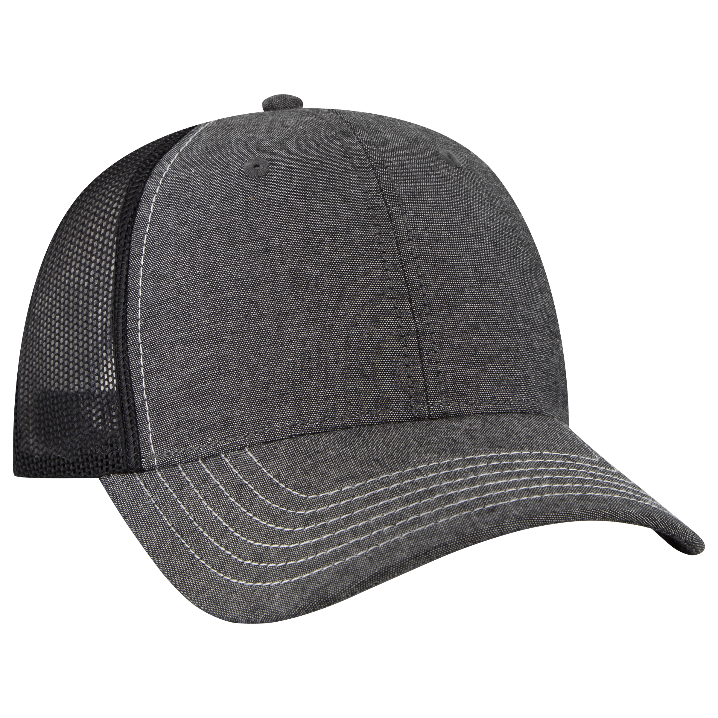 OTTO CAP® 6 Panel Low Profile Mesh Back Trucker Hat 150