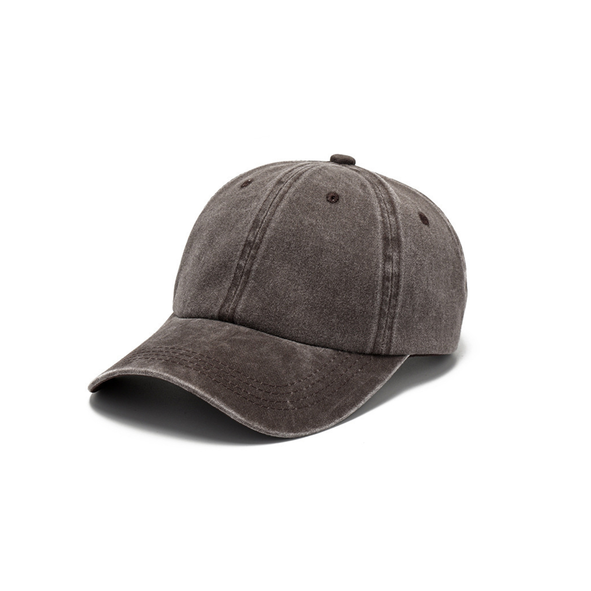 Washed Cotton Baseball Cap Low Profile Adjustable 8