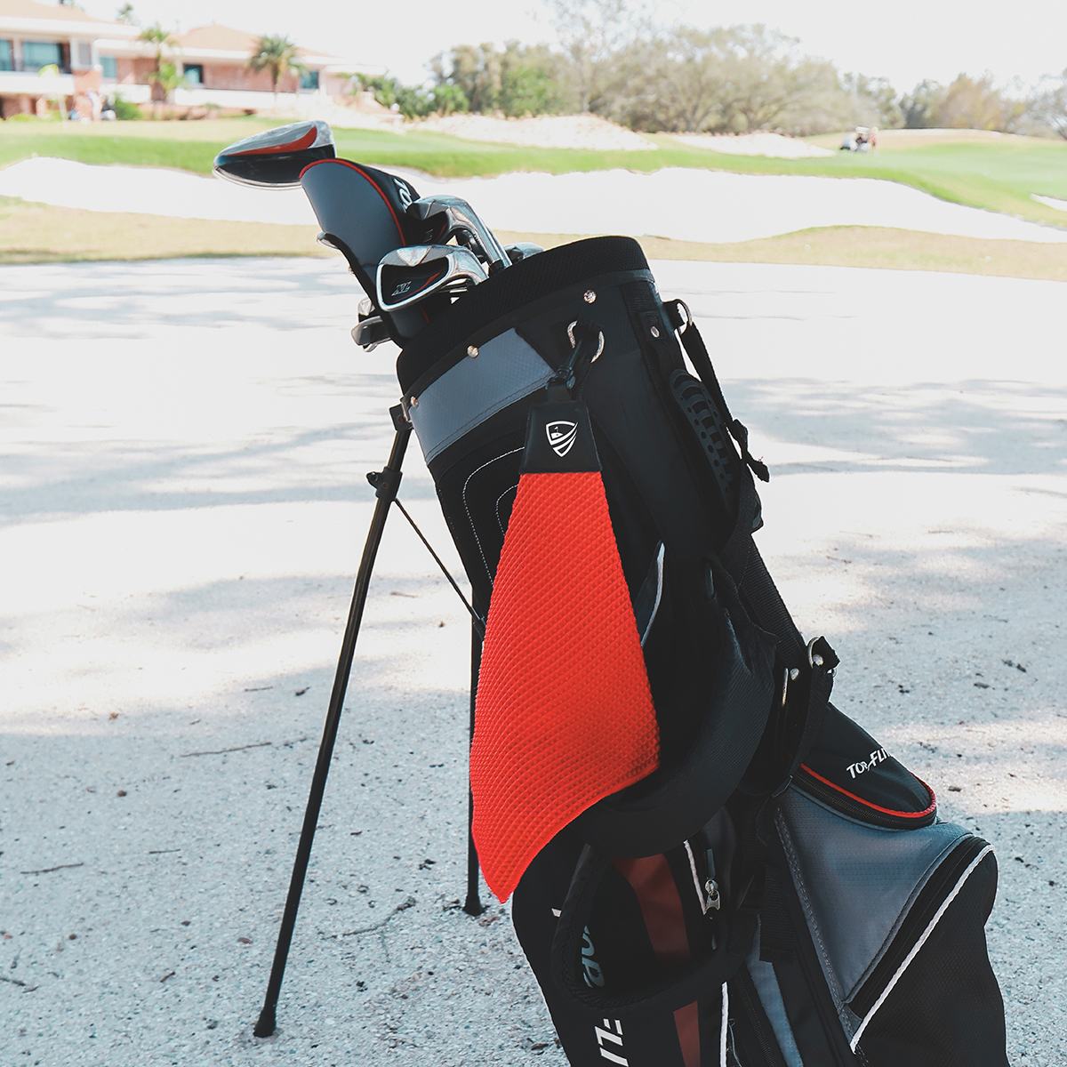 Grip Dry Waffle Golf Towel 12