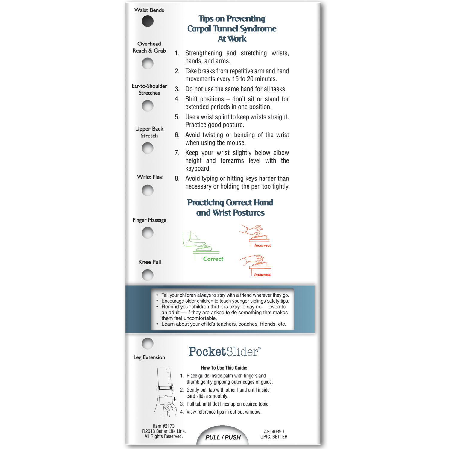 Pocket Slider - Ergonomics & Your Health 3