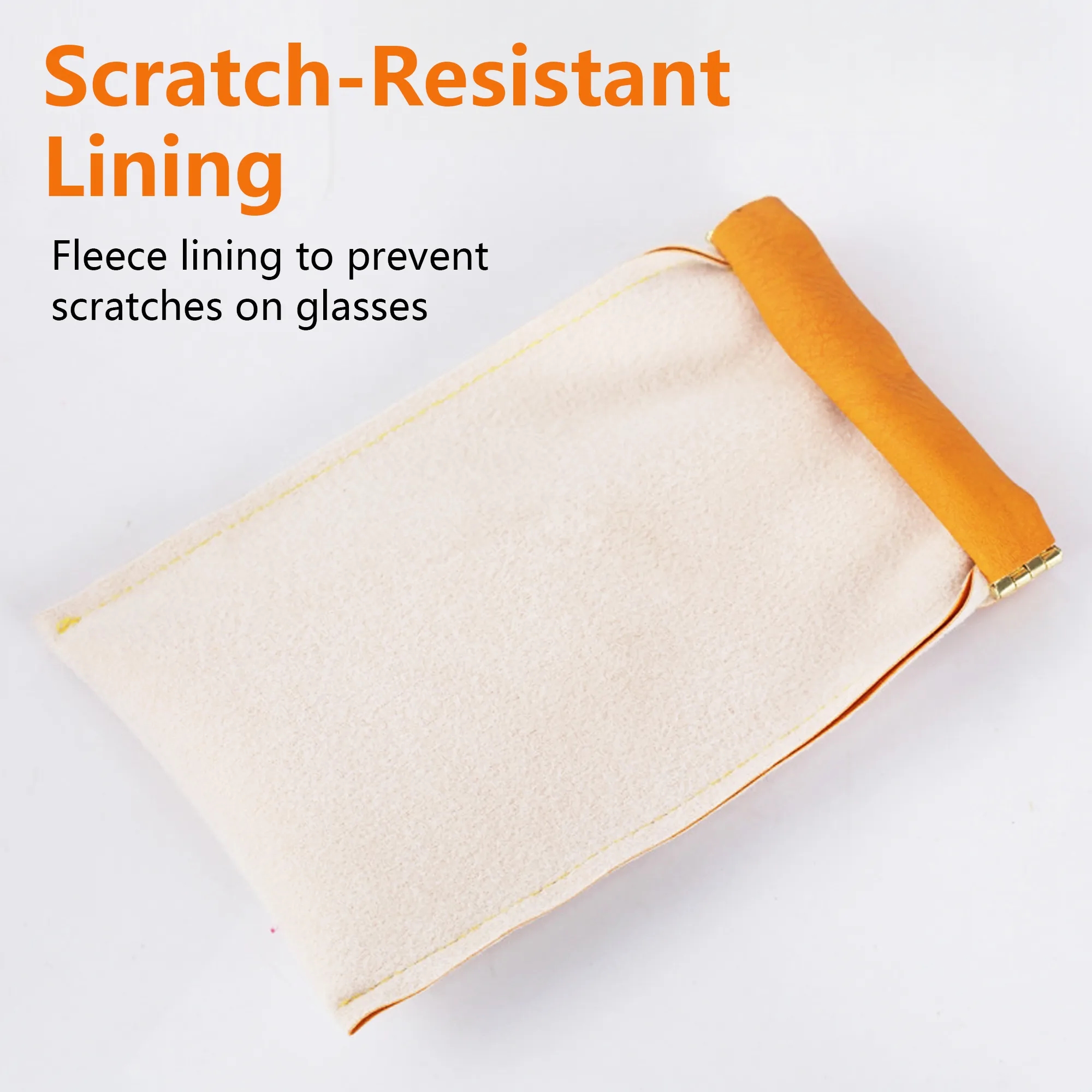 Leather Glasses Case Self-Sealing 10