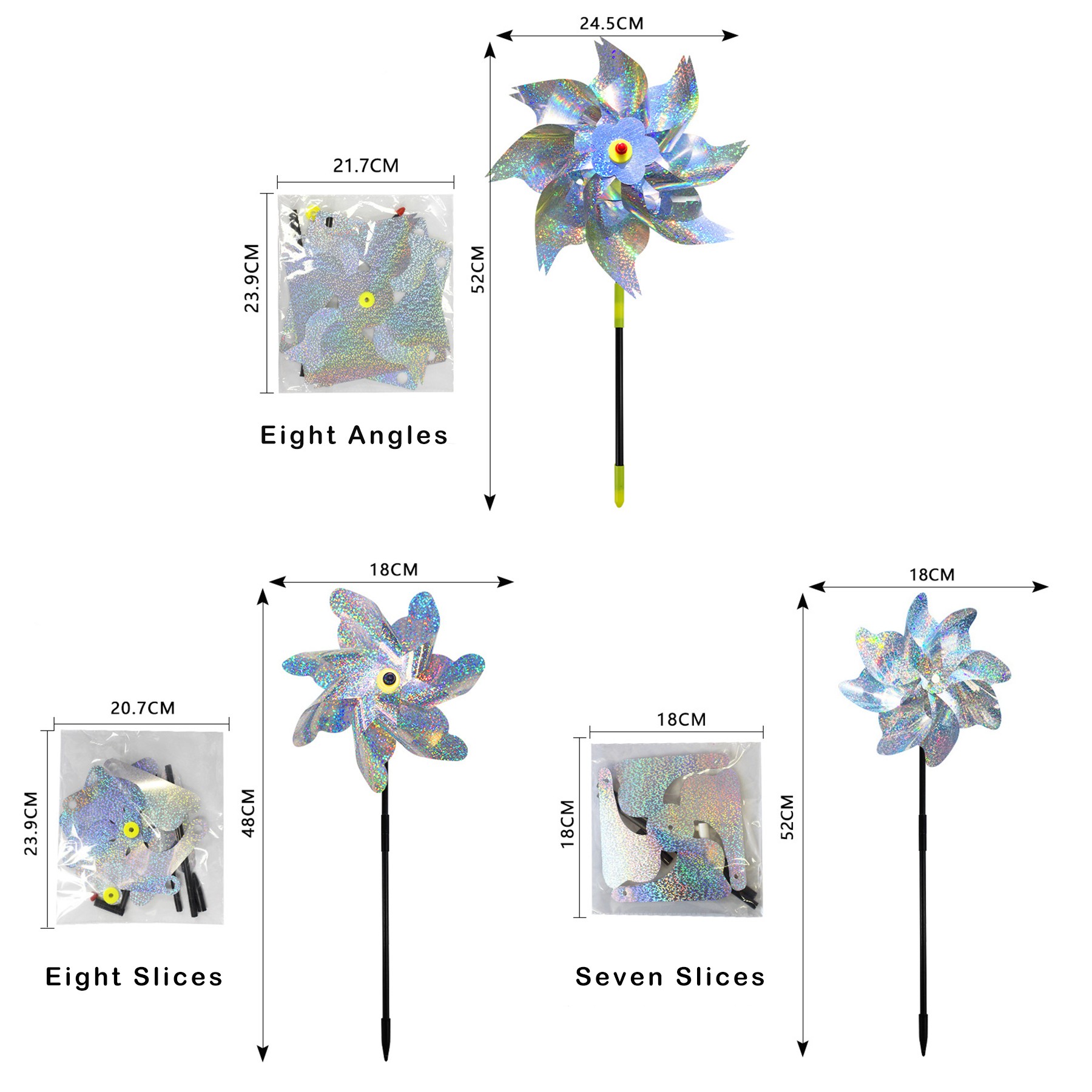 Colorful Windmill For Repel Birds 4
