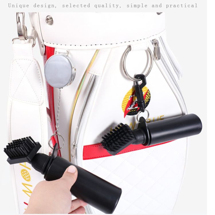 Golf Water Brush with Spray Bottle Holds 3