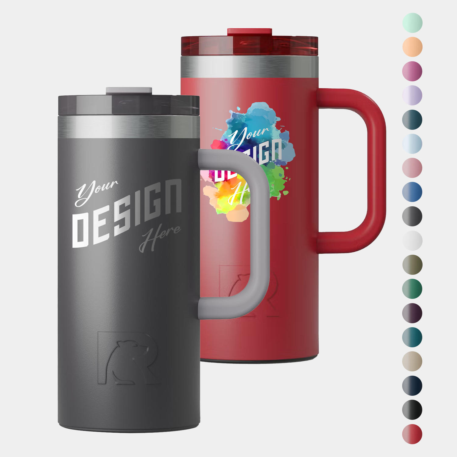 16 oz RTIC® Stainless Steel Ceramic Lined Road Trip Travel Mug 2