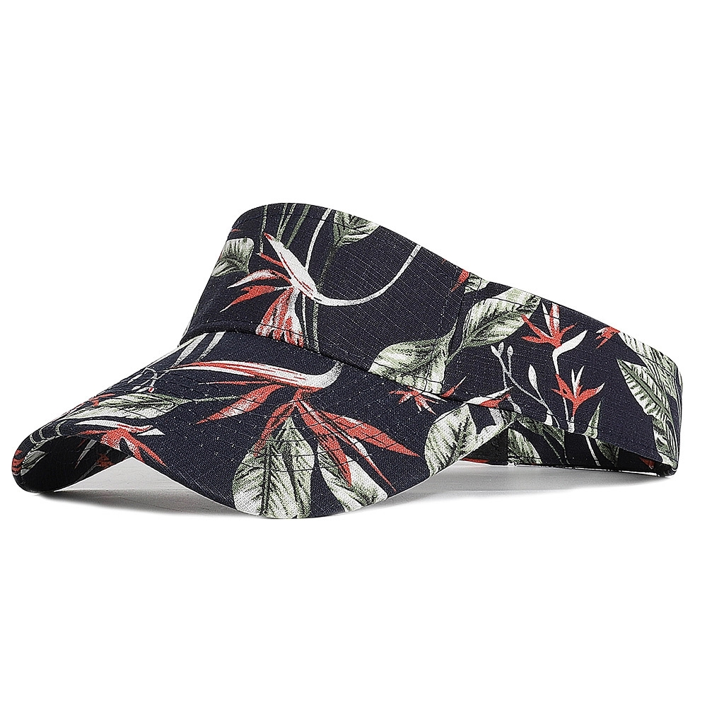 Floral Print Visor Hats 4