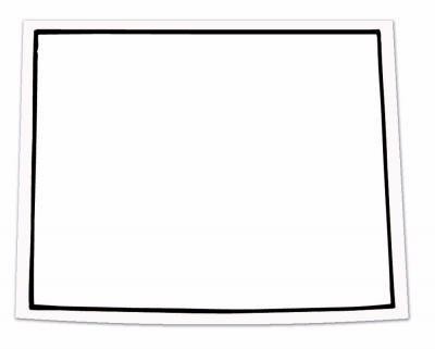 Wyoming State Shape Magnet - Full Color 1