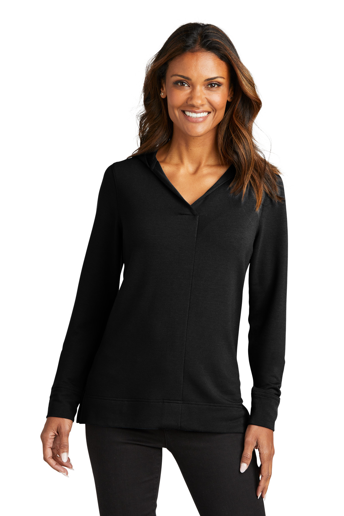 Port Authority Women's Microterry Pullover Hoodie LK826, custom hoodie or sweatshirt with logo imprint 28