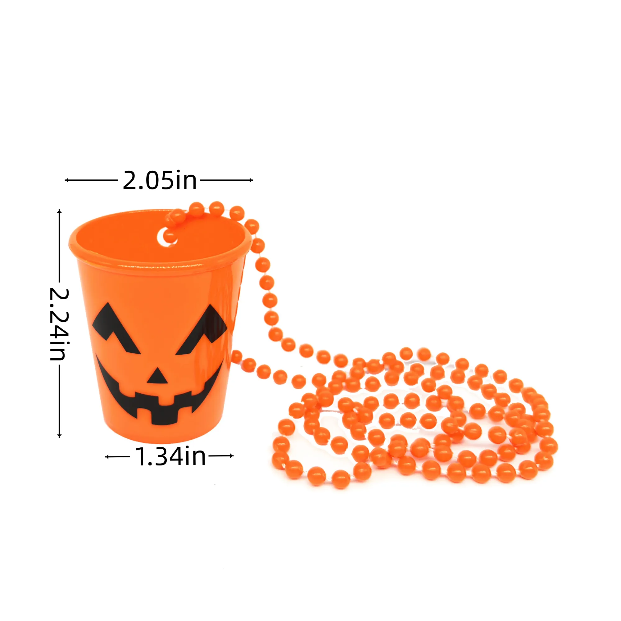 Halloween Shot Glass on Beaded Necklace 2