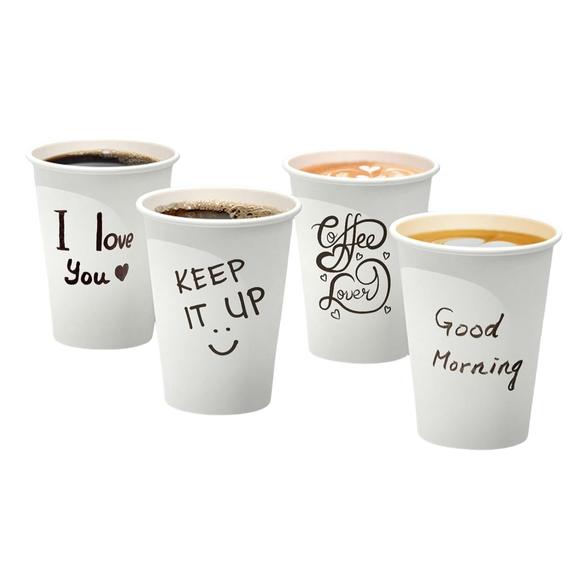 12oz Disposable Coffee Cups 2