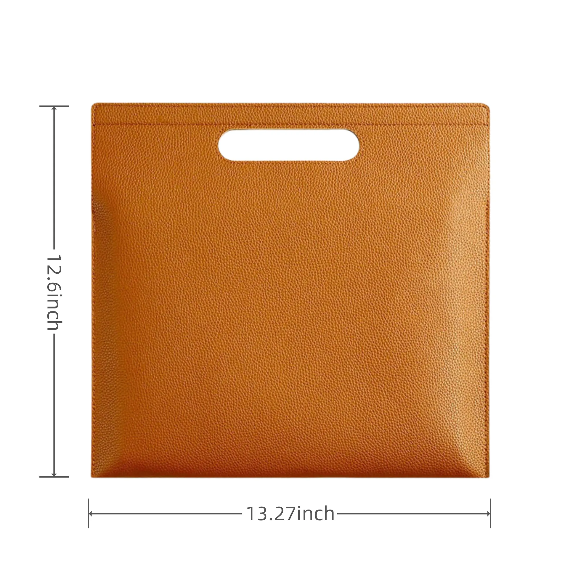 A4 Large Capacity Leather Handheld Document Bag 4
