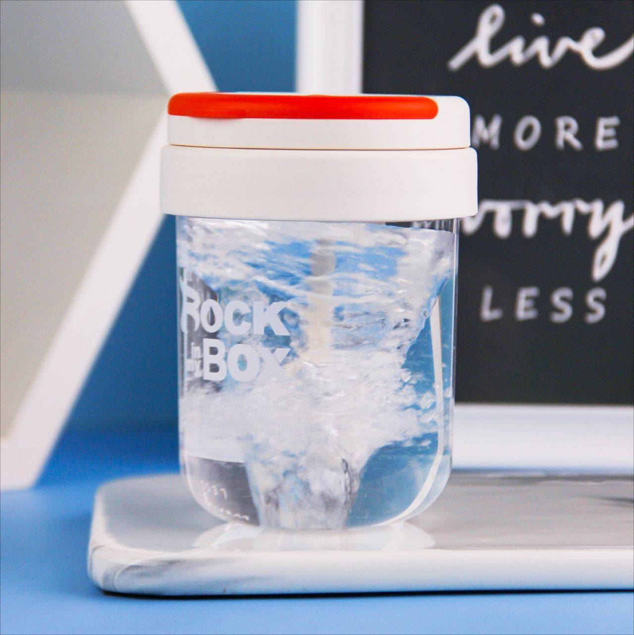 Auto plastic mixing cup shake bottle 2