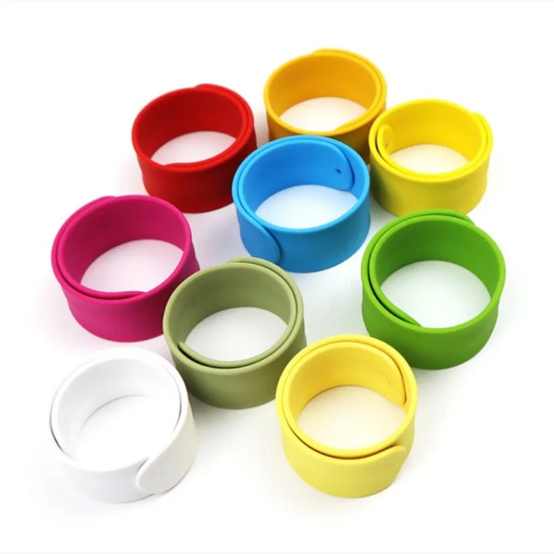 Silicone Slap Soft Bracelets 7