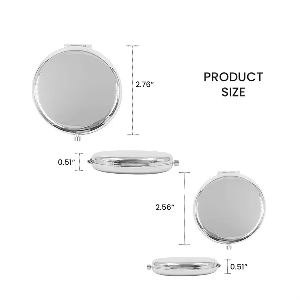 Double-Sided Round Pocket Mirror 3