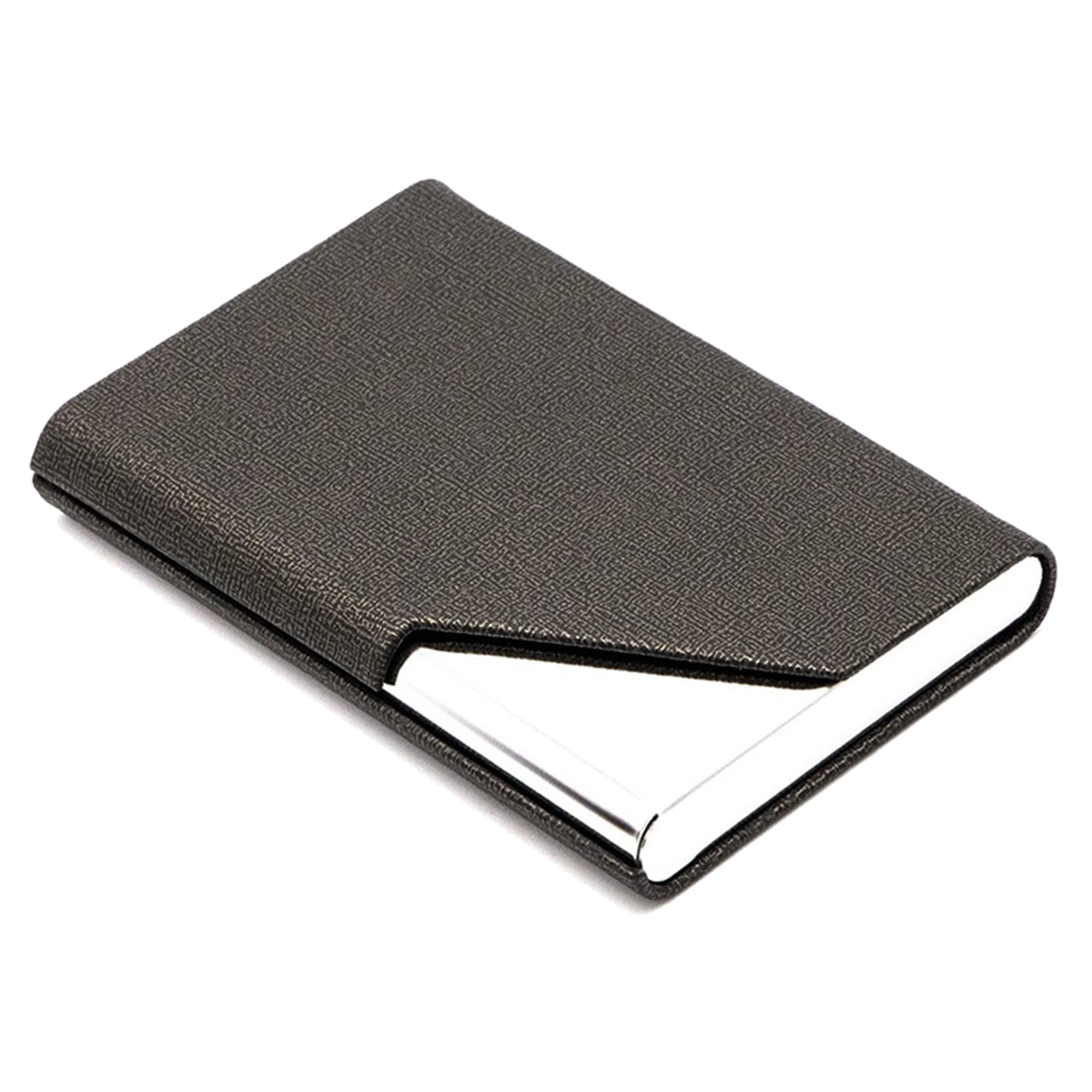 Stainless Steel PU Leather Business Card Holder 15