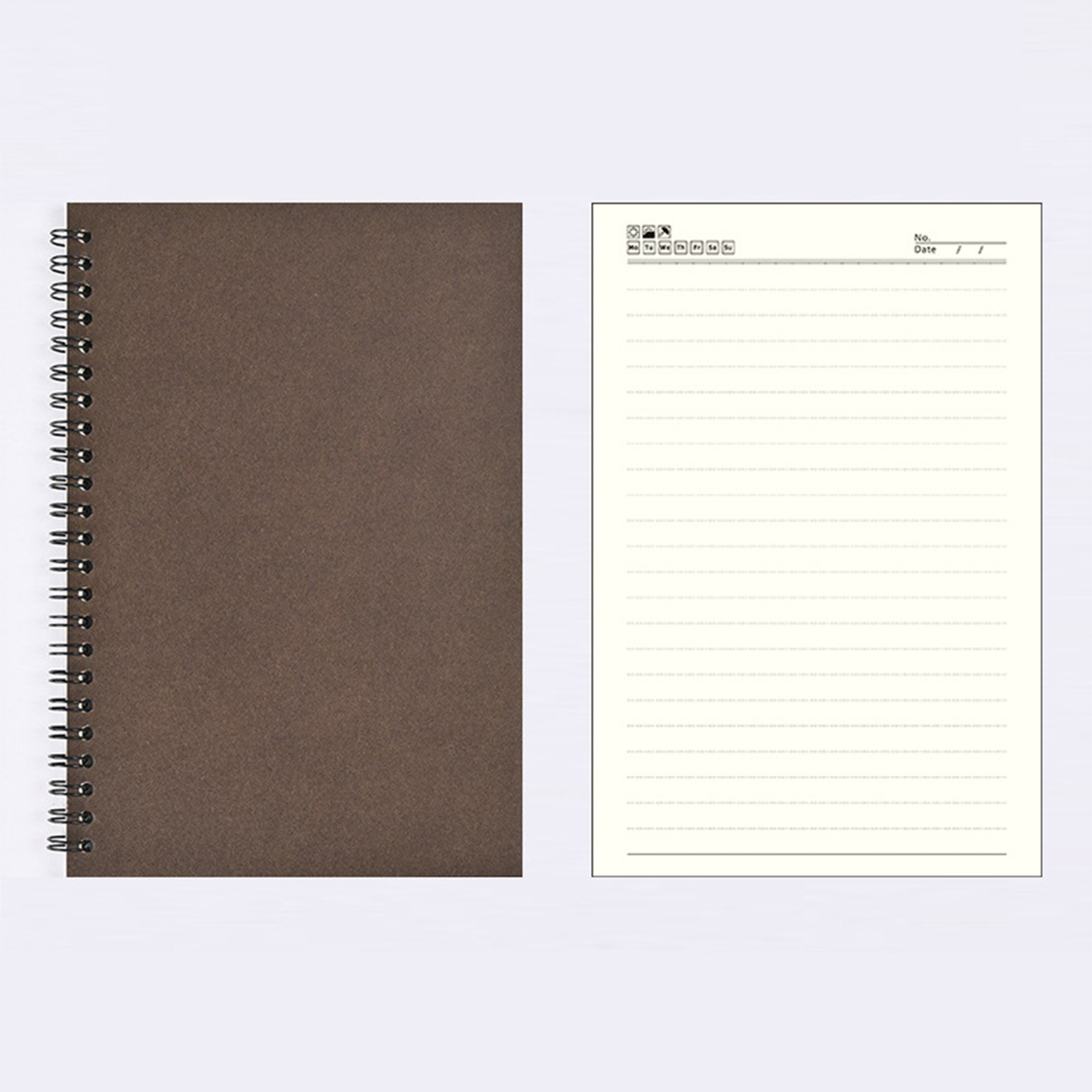 Eco-Friendly Spiral Notebook - Soft Cover, Lightweight 3