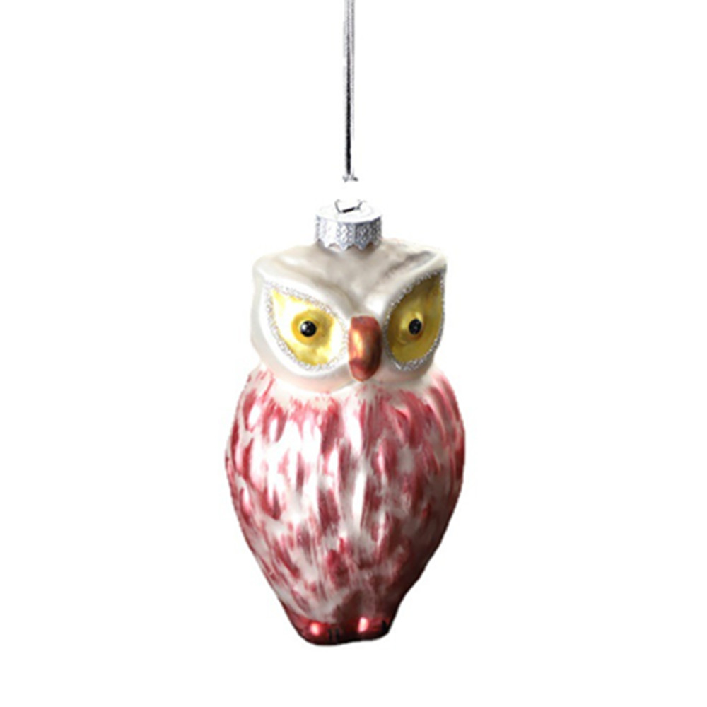 Owl Shape Christmas Ornaments 3